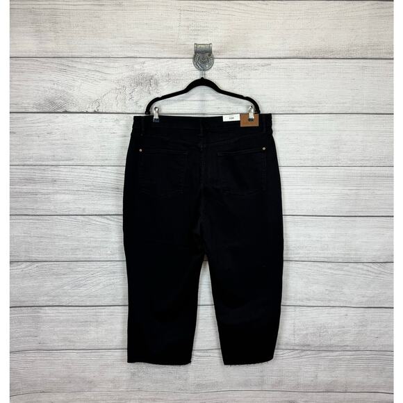 Judy Blue Plus Size Black Wide Leg Tummy Control Crop Jeans Size 24W - Picture 6 of 8